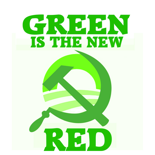 T-Shirt: GREEN IS THE NEW RED